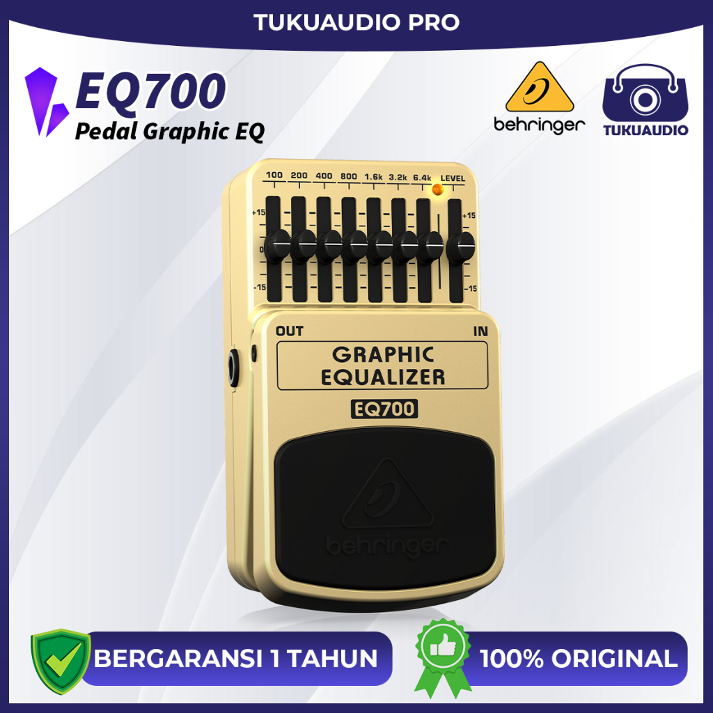 Behringer EQ700 EQ 700 - Graphic Equalizer Pedal