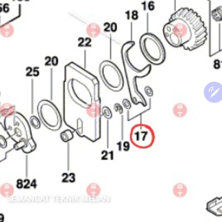 GST80PBE GST80PB SHIM 0,3MM JIGSAW BOSCH GST 80 PBE PB 2600100607