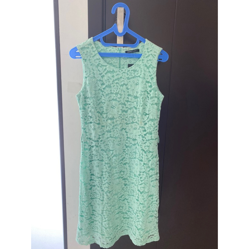 New Dress Brukat Eprise hijau mint