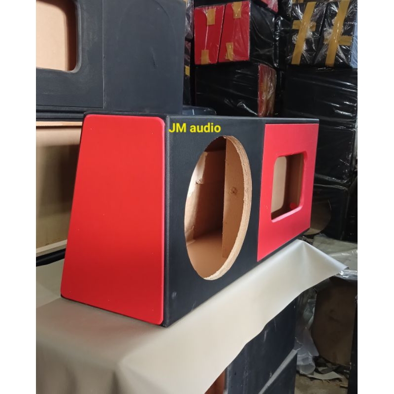 box subwoofer 12in power amplifier universal bahan MDF full 18mm