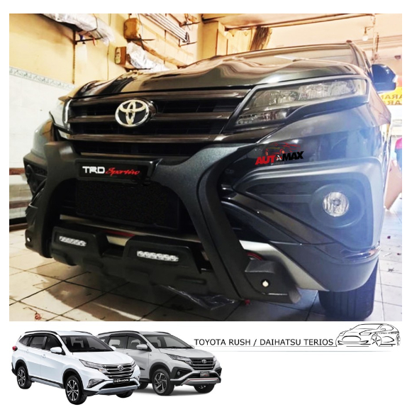 Tanduk Bumper Depan Luxury All New Rush Terios 2018 Up