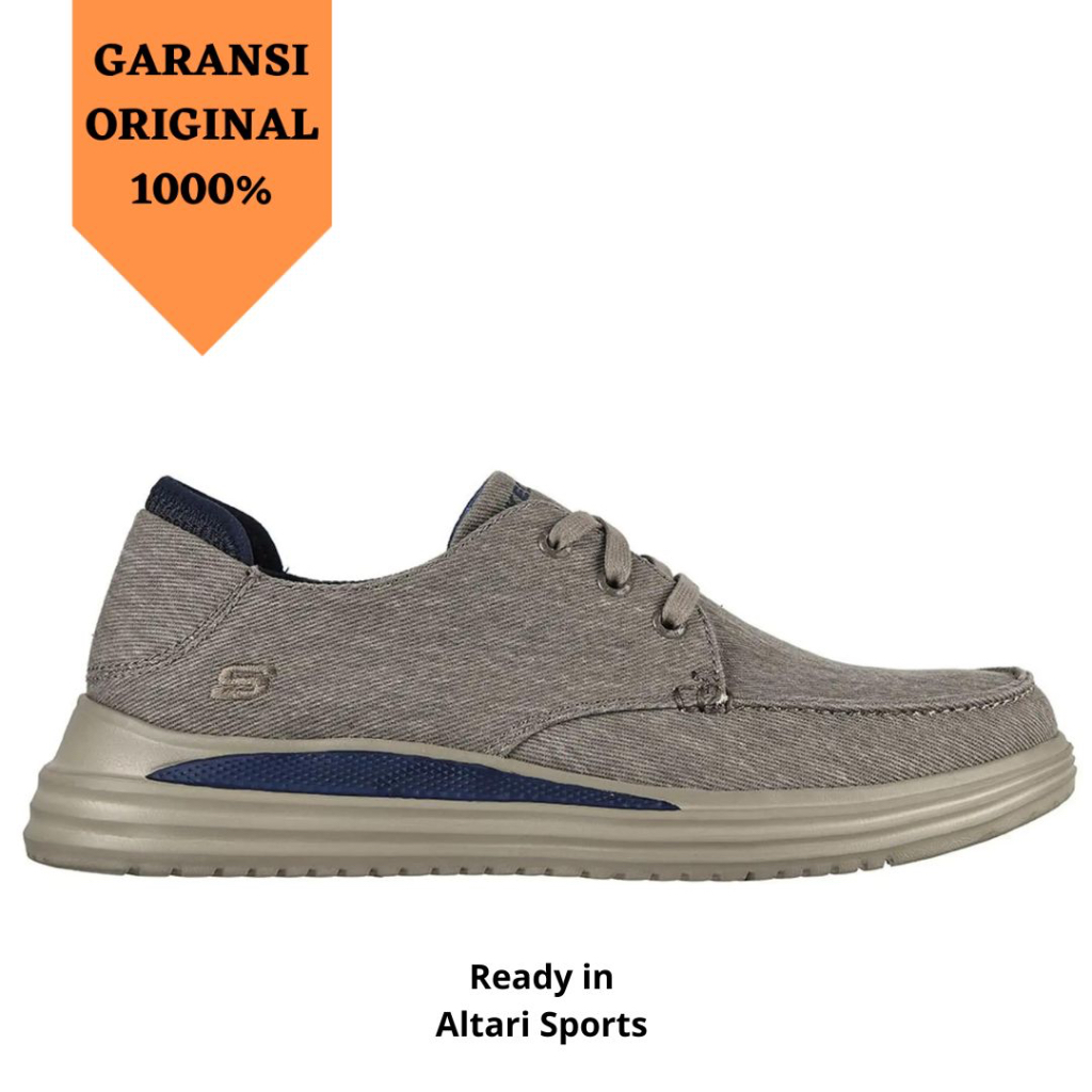 SEPATU CASUAL SKECHERS PROVEN ORIGINAL ASLI BNIB 204471/KHK