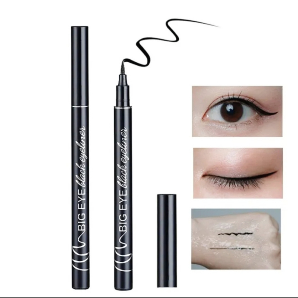 Eyeliner Big Eye / Aiyi Eyeliner Hitam - Eyeliner Hitam Cair Korea