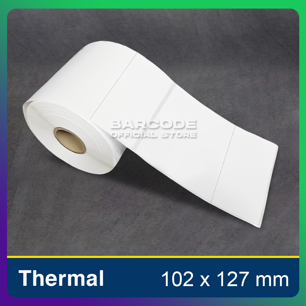 

Sticker Barcode Termal 102mm x 127mm / 120x127mm Label Pengiriman 500Pcs