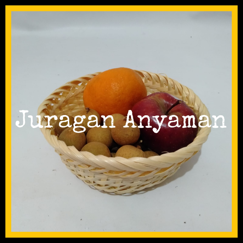 Kerajinan Serbaguna - Ramah Lingkungan - Parcel Buah Mini - Keranjang Coklat - Keranjang Snack - Uni