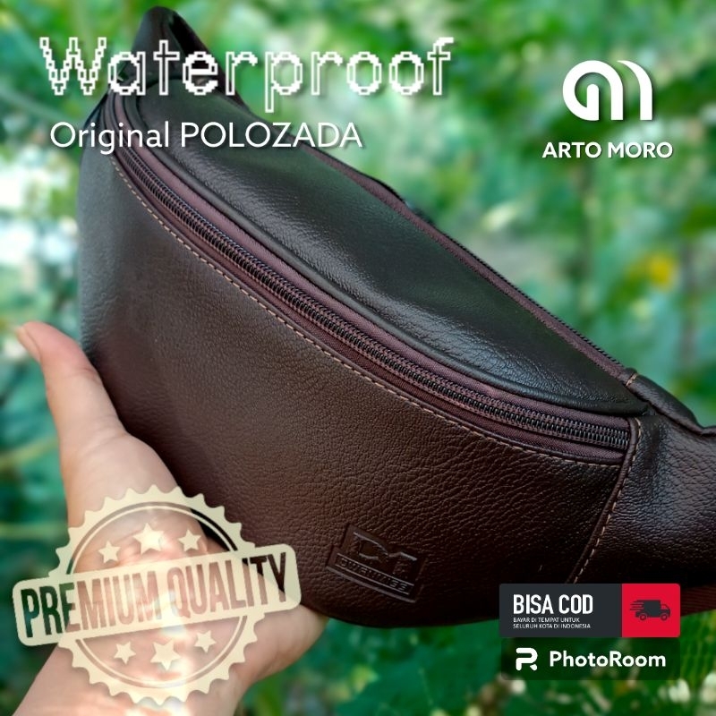 DWANMISS || Tas WaistBag Pria Premium Best Quality Produk | Tas Slingbag Pria Kulit PU Leather