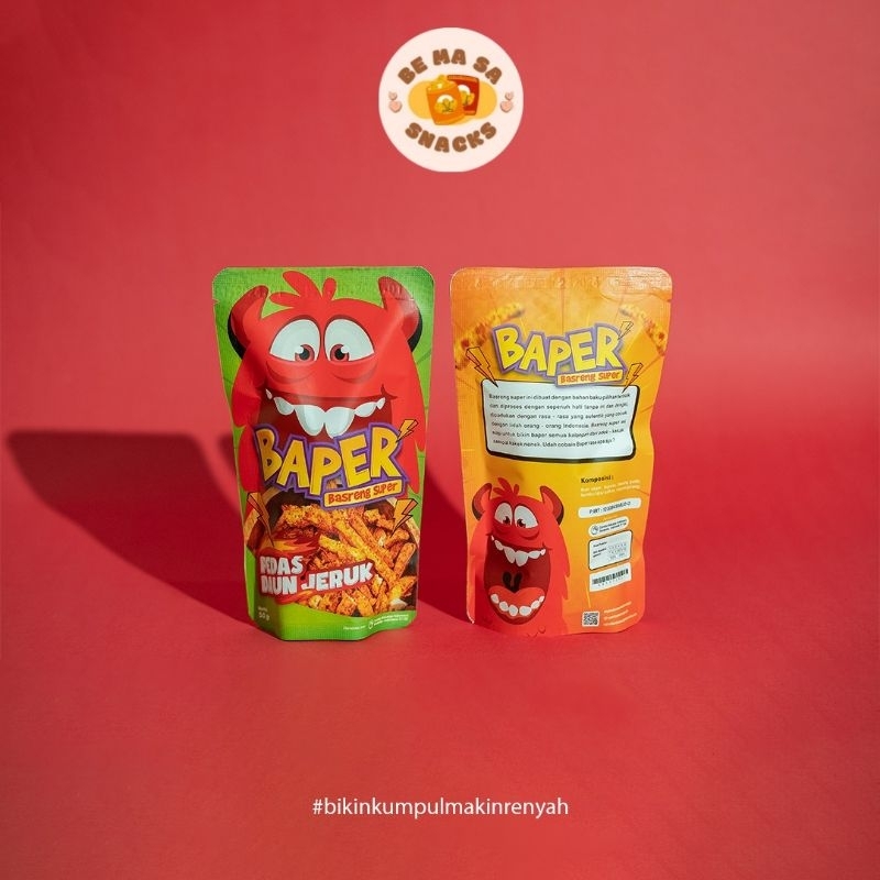 

PROMO!!! Cemilan Virall Murah BASRENG NAMPOLL / 1 @50gr - BeMaSa Snack