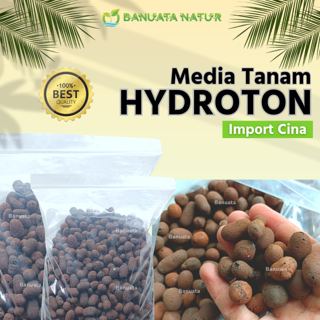 Hydroton Hidroton Import Cina Media Tanam 1 Kg Berkualitas - Banuata