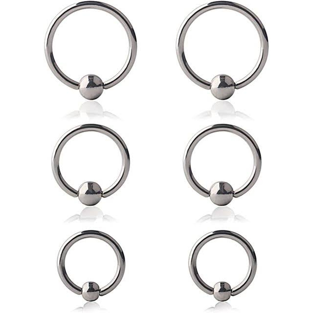 ANTING BULAT TITANIUM/ANTING HOOP TITANIUM PRIA WANITA