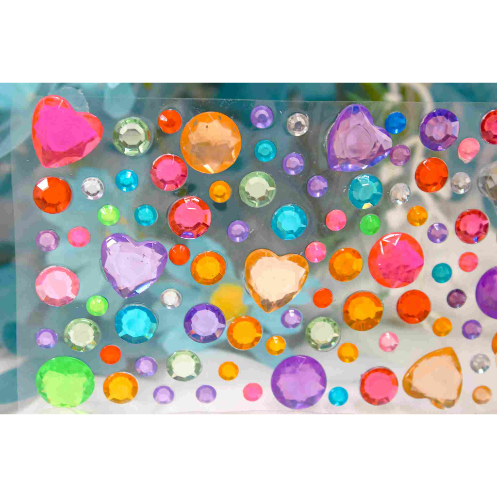 

GROSIR LEMBAR STIKER AKSESORIS MANIK-MANIK SUDAH ADA LEM/STICKER DECO MULTI STAR 10X23CM