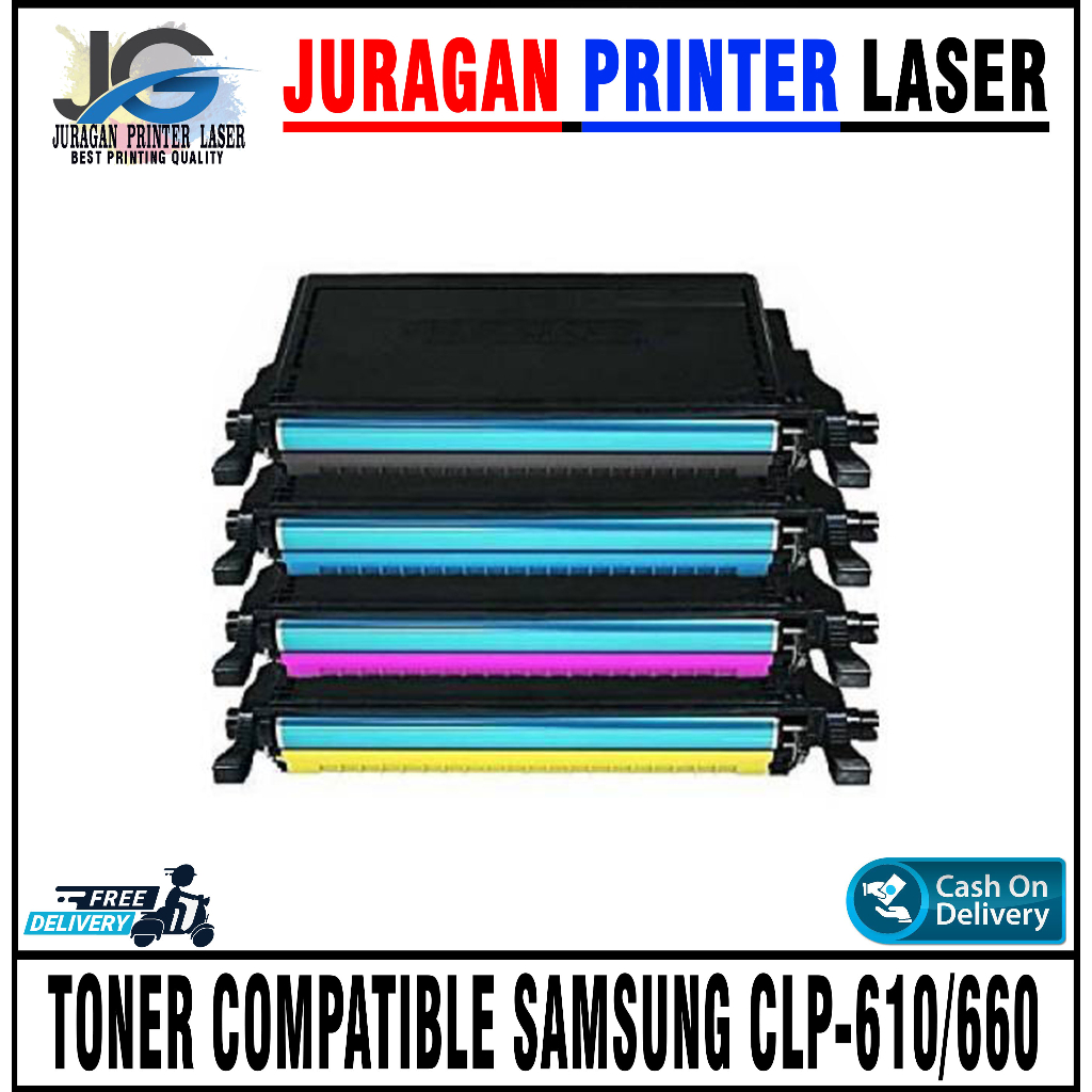 Cartridge Toner Compatible For Samsung CLP-610 CLP610 CLP 610 CLP 660