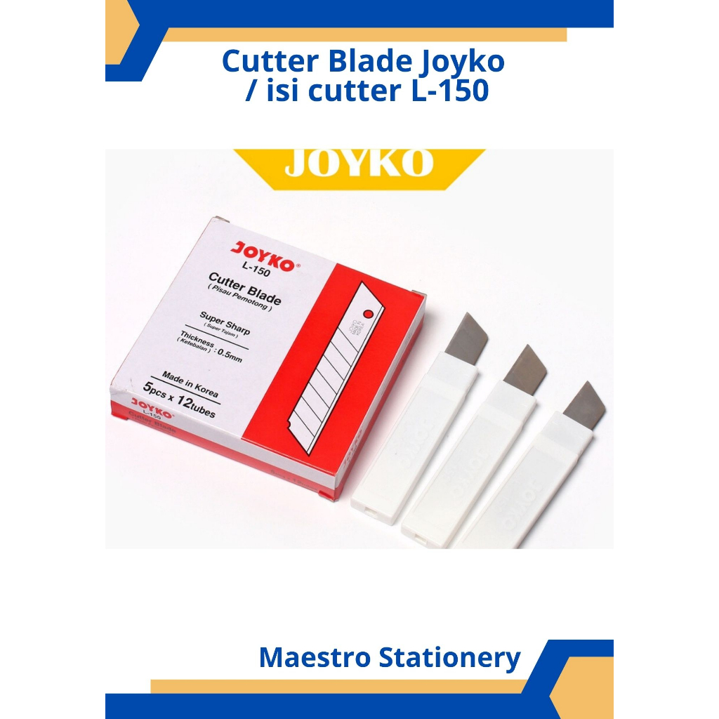 

Isi Cutter Besar L-150 Joyko Cuter Kater