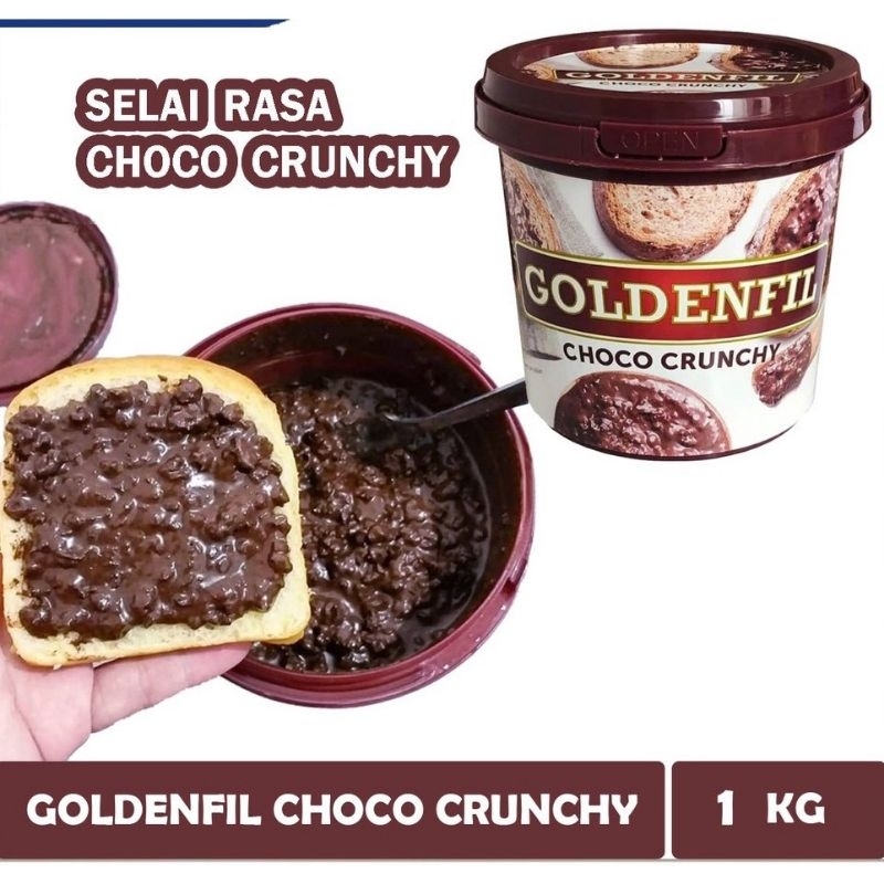 

Goldenfil crunchy 1kg selai