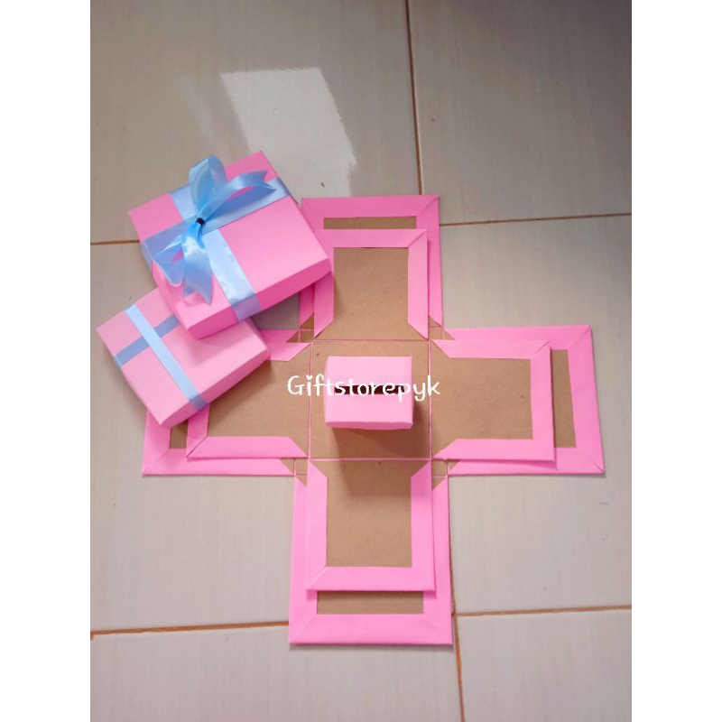 

EXPLOSION BOX KOSONG || GIFT BOX 2 LAYER+KOTAK UANG