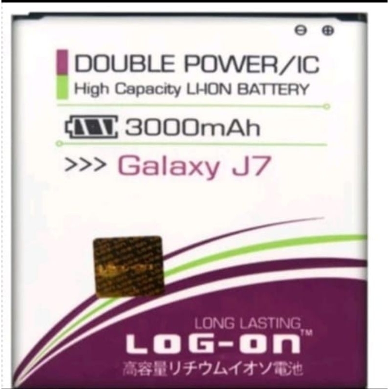 Baterai Batrai Battery SAMSUNG J7 2015-J700-J7 CORE-J4 2018 DOUBLE POWER