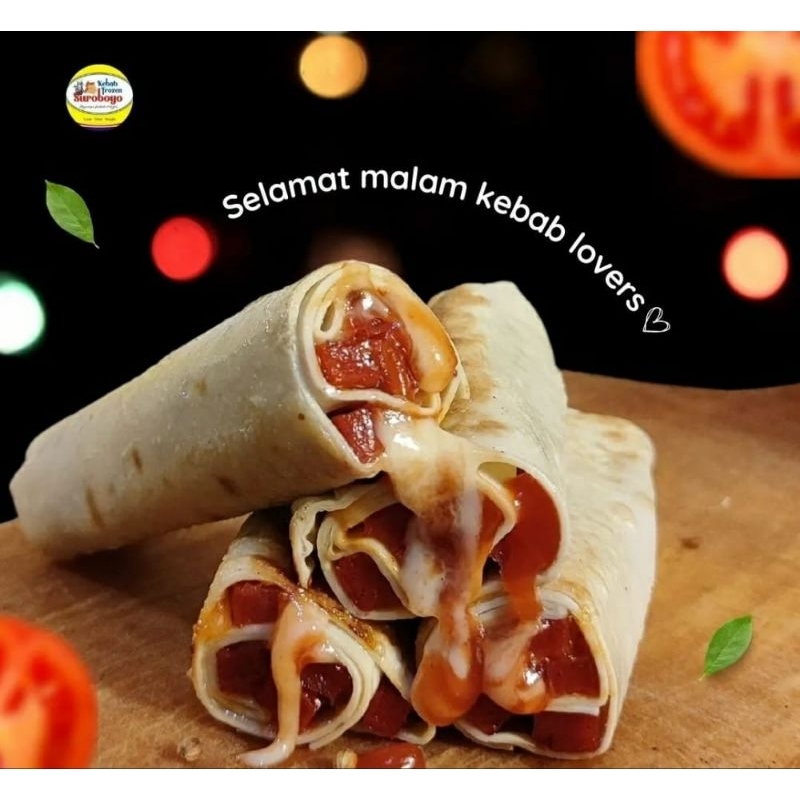 

Kebab sapi labaya suroboyo isi 10 / rasa original saus keju mozarella