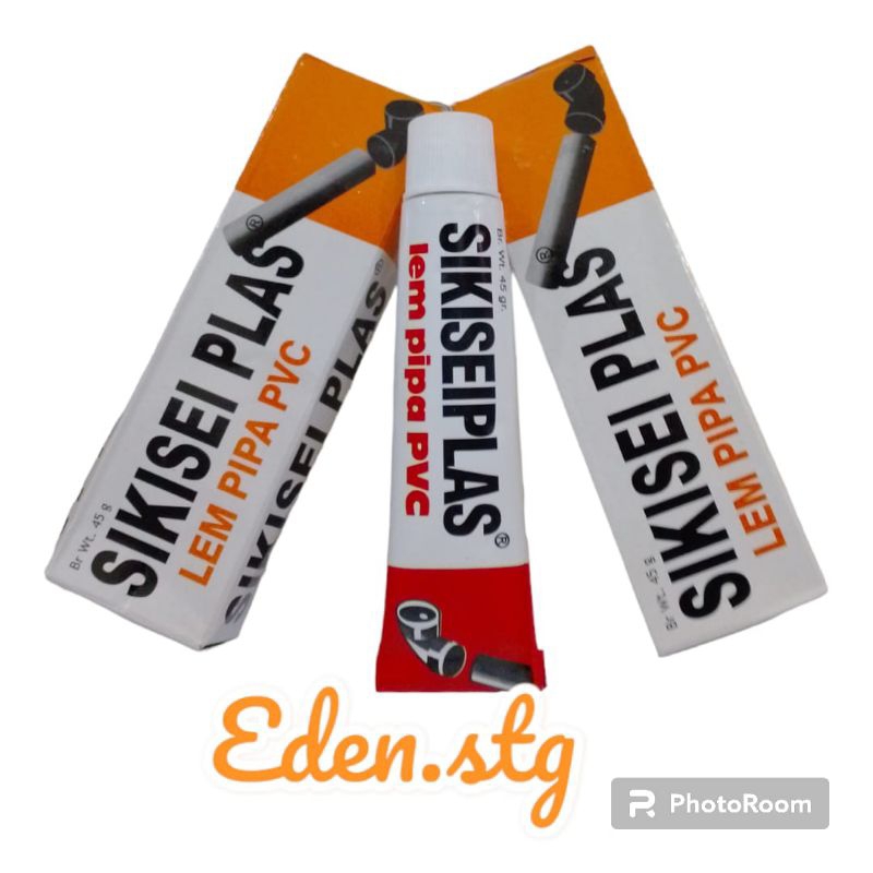 

Lem pipa pvc sikisei plas 40gr/lem paralon