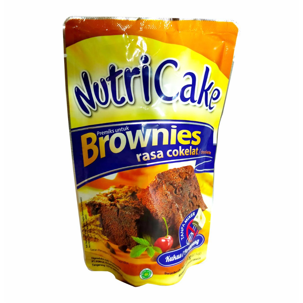 

Nutricake Brownies Coklat / Nutricake Instant Chocolate 230Gram