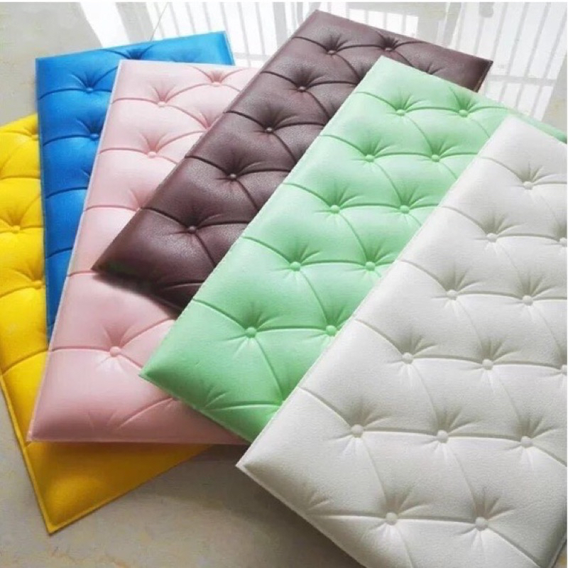 Gratis Ongkir - Wallpaper Foam 3D (30x60CM) Dekorasi Rumah/Headboard Bed/Tempelan Dinding 3D