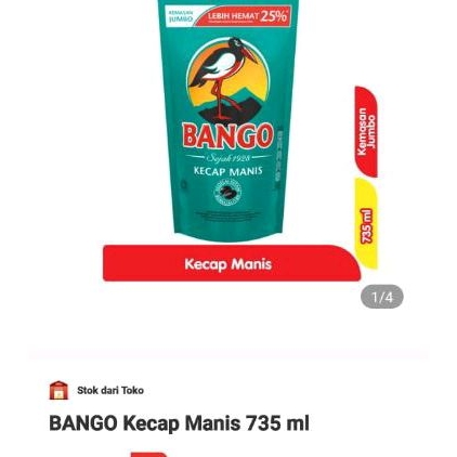 

kecapbango jumbo 735 ml