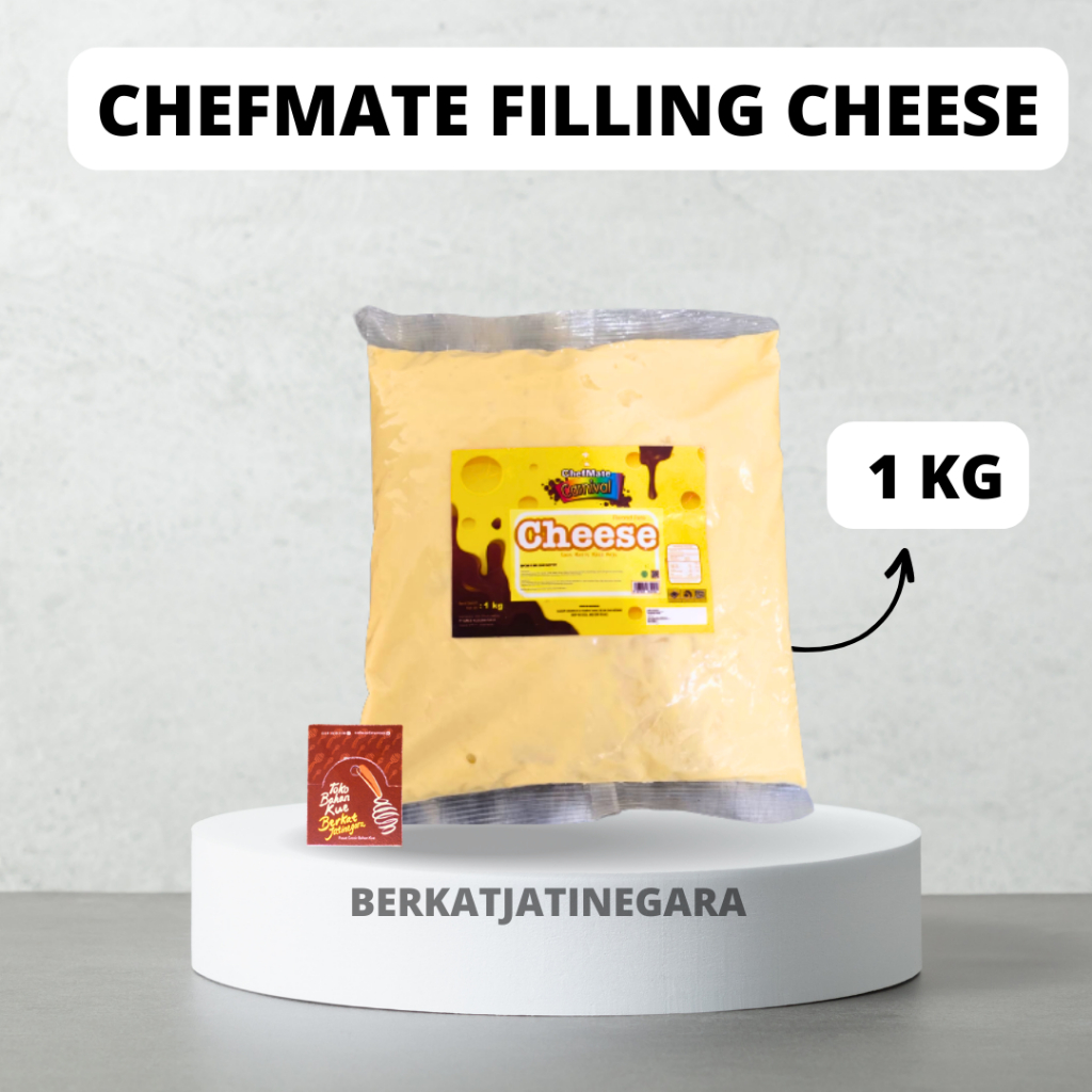 

CHEFMATE PASTA FILLING KEMASAN 1 KG / CHEESE FILLING / SELAI KEJU