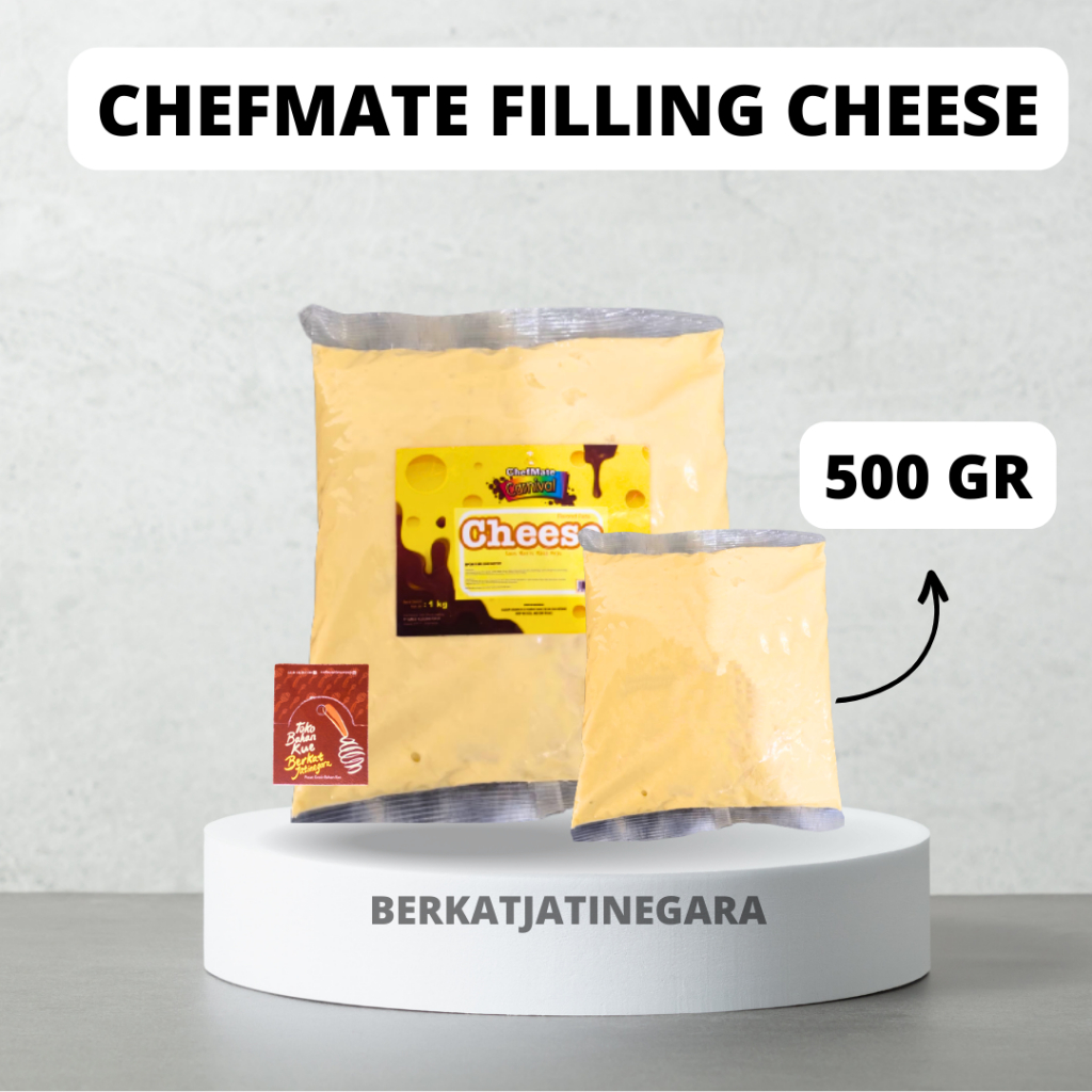 

CHEFMATE PASTA FILLING CHEESE ( KEJU ) REPACK 500 GR