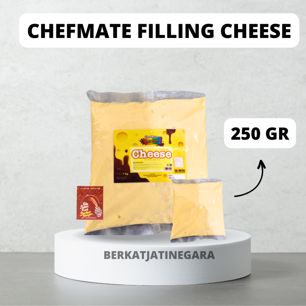 

CHEFMATE PASTA FILLING CHEESE ( KEJU ) REPACK 250 GR