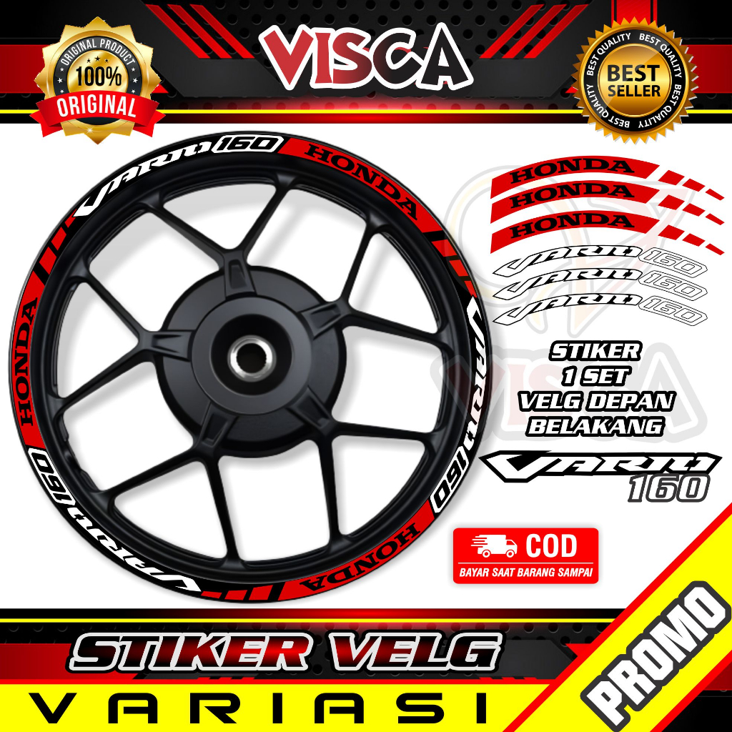 Stiker Velg List Velg Motor Stiker Velg Sticker Velg Vario 160
