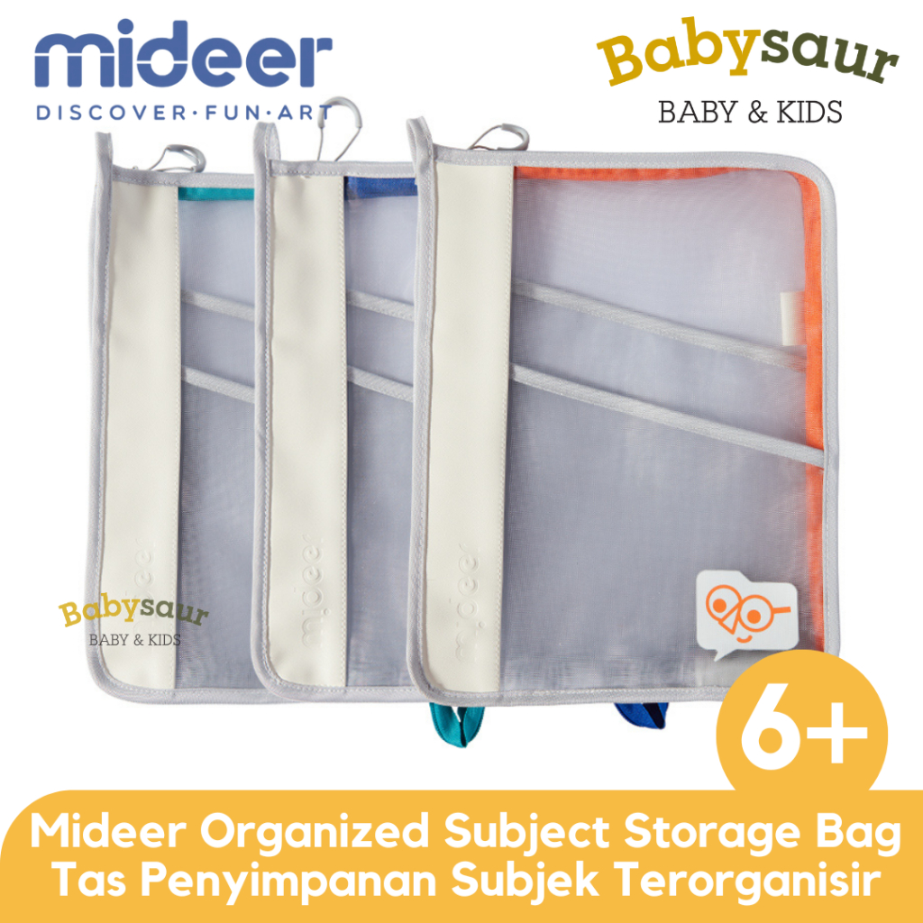 

Mideer Organized Subject Storage Bag Tas Penyimpanan Subjek Anak Terorganisir6+