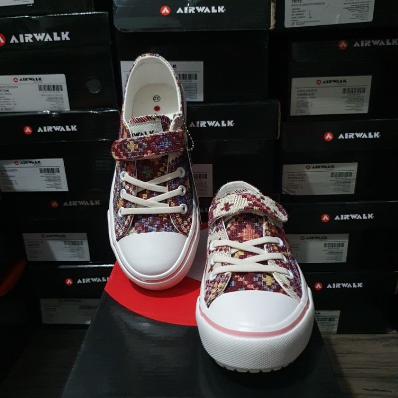 SEPATU ANAK 》AIRWALK TIARA JR 》PINK (MERAH MUDA) 》ORIGINAL 》MURAH