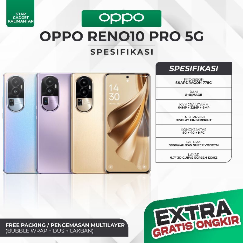 [NEW ARRIVAL] OPPO RENO 10 PRO 5G 12GB/256GB
