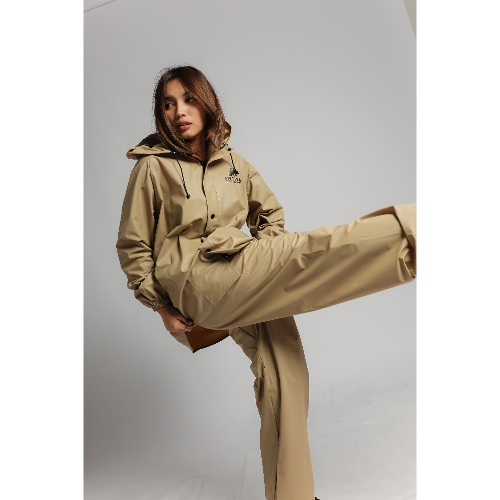 Jas Hujan Setelan Murah Bahan PVC Tebal Intan Rainwear