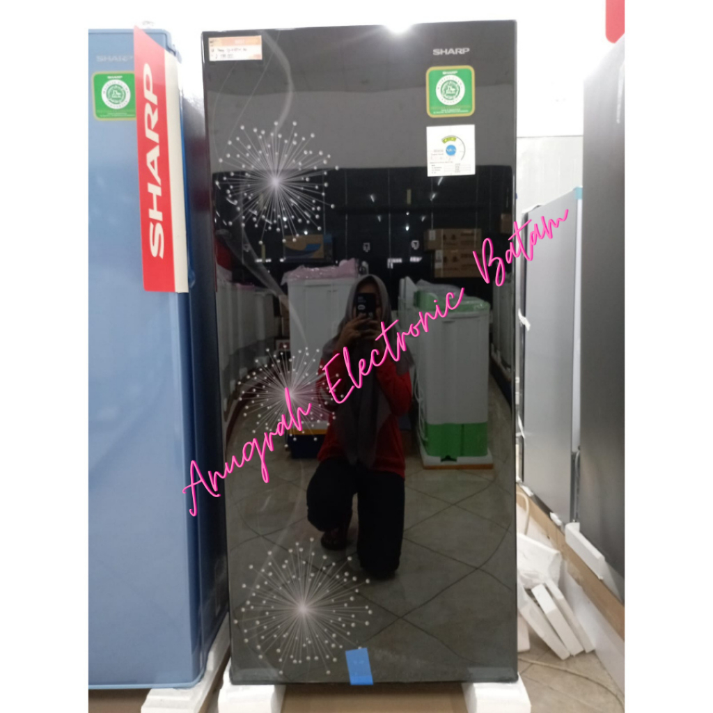 KULKAS SHARP 1 PINTU DOUBLE FREEZER SJX 197 W DW BATAM