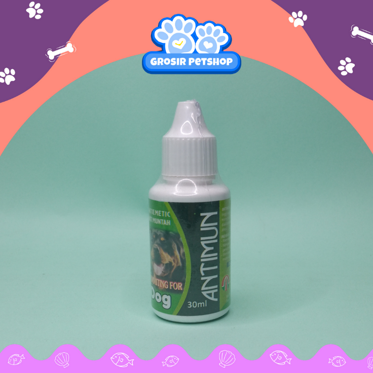 ANTIMUN DOG 30ML - OBAT ANTI MUNTAH ANJING ANTIEMATIC ANTI MABUK ANJING PUPPY ANTI MUNTAH ANJING INF