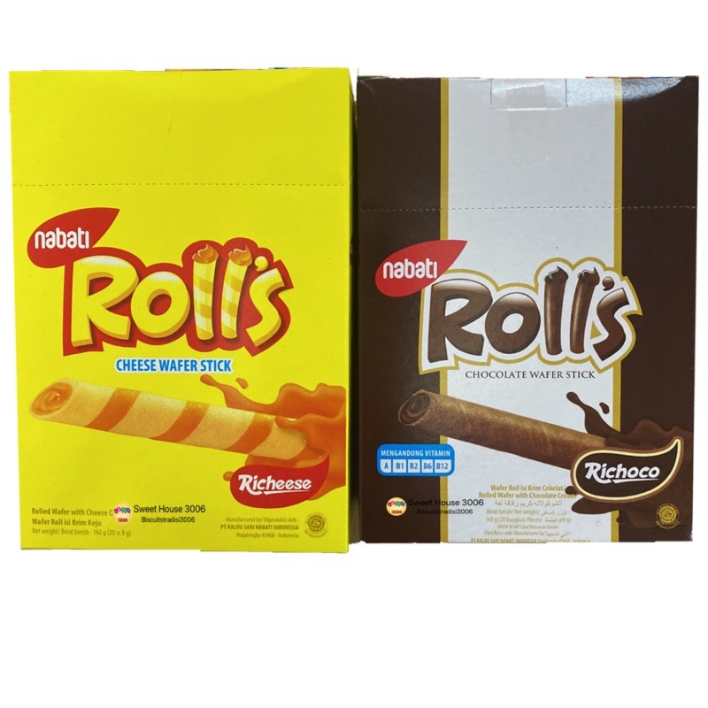 

NABATI ROLL KEJU & COKELAT