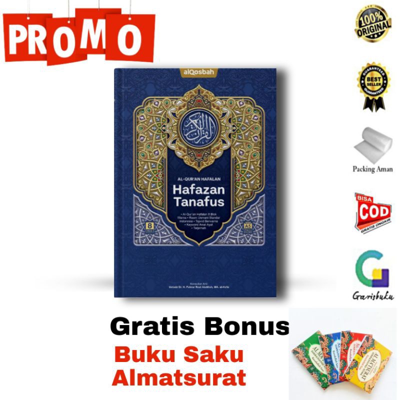 Alquran Hafalan Hafazan Tanafus 8 Blok Warna A5