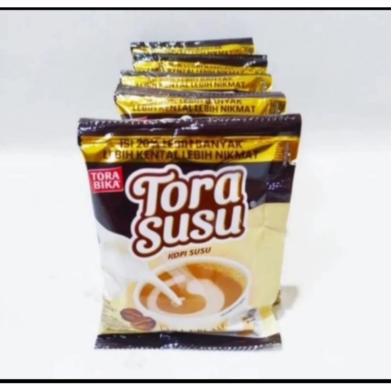 

Kopi Tora susu 1 renceng @10 sachet