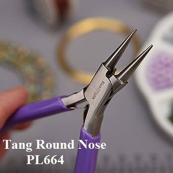 Beadsmith Tang Round Nose Purple Handle Varian