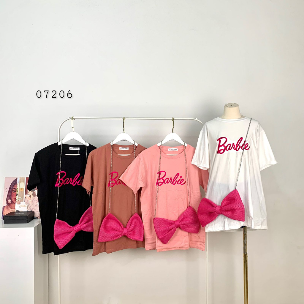 521954 - 07206 KAOS OVERSIZE PICK STORE BANGKOK PREMIUM BARBIE BORDIR TEXT FREE ACC BIG KOE PREMIUM 
