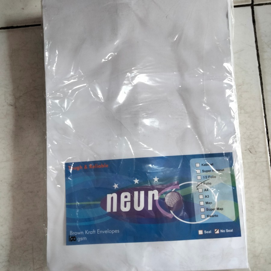 

Amplop Putih Folio Neuro No Seal