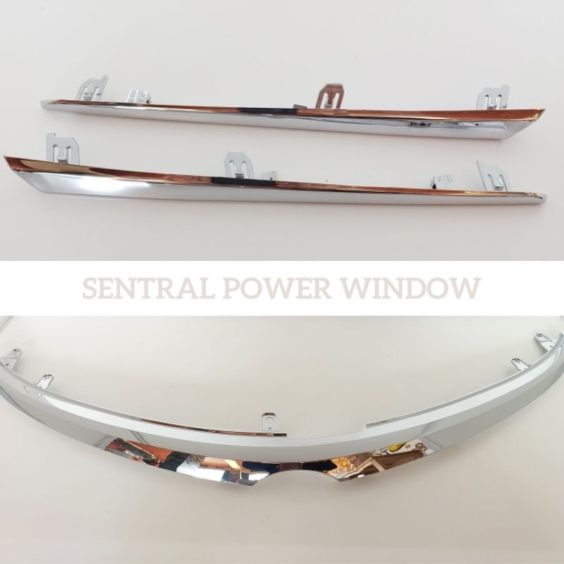 Grill Krome Toyota Vios Gen 3 Lengkap Kumis Bawah