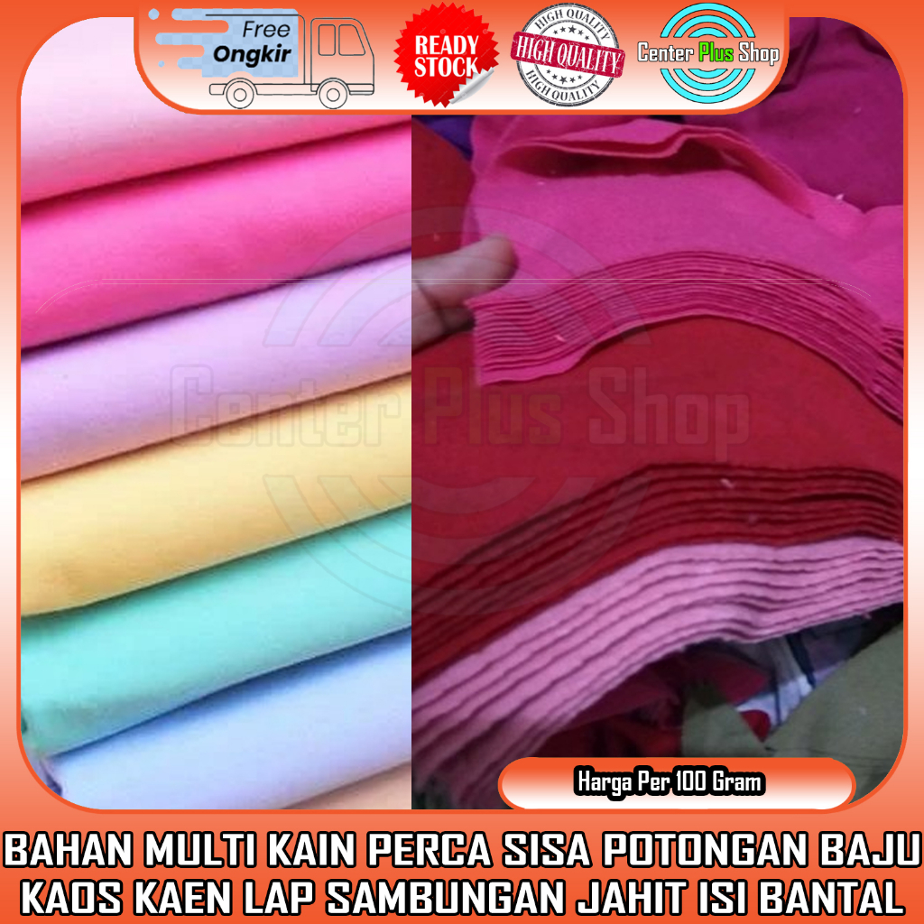 Kain Majun Perca Majon Seken Second Sekend Sisa Bahan Potongan Multi Murah Lembaran Kain Pakaian Baj