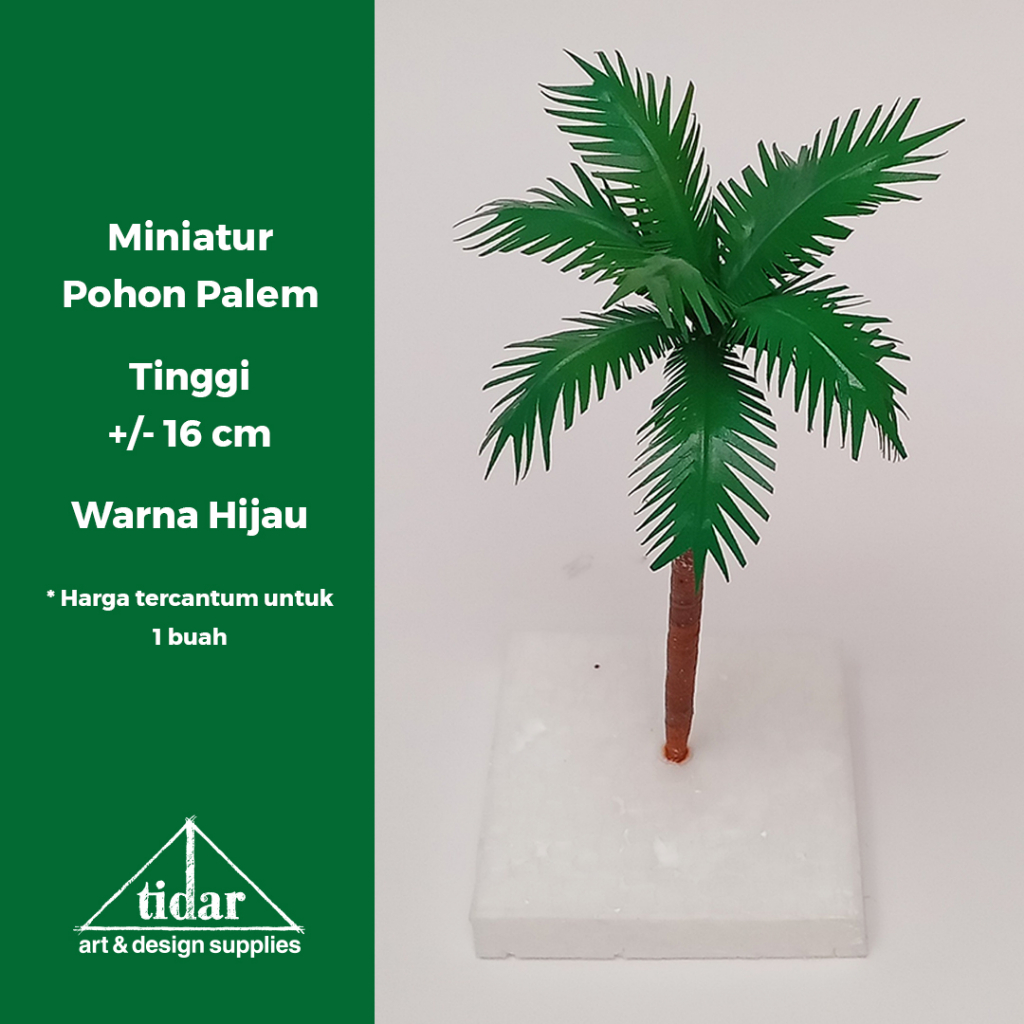 

[MR] MH - Miniatur Pohon Palem Tinggi 16 cm - Maket Tanaman Palm