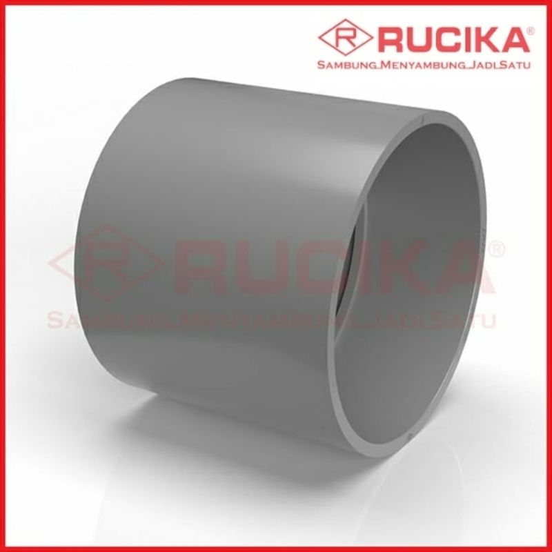 SOCKET SAMBUNGAN PVC D RUCIKA 6 INCH