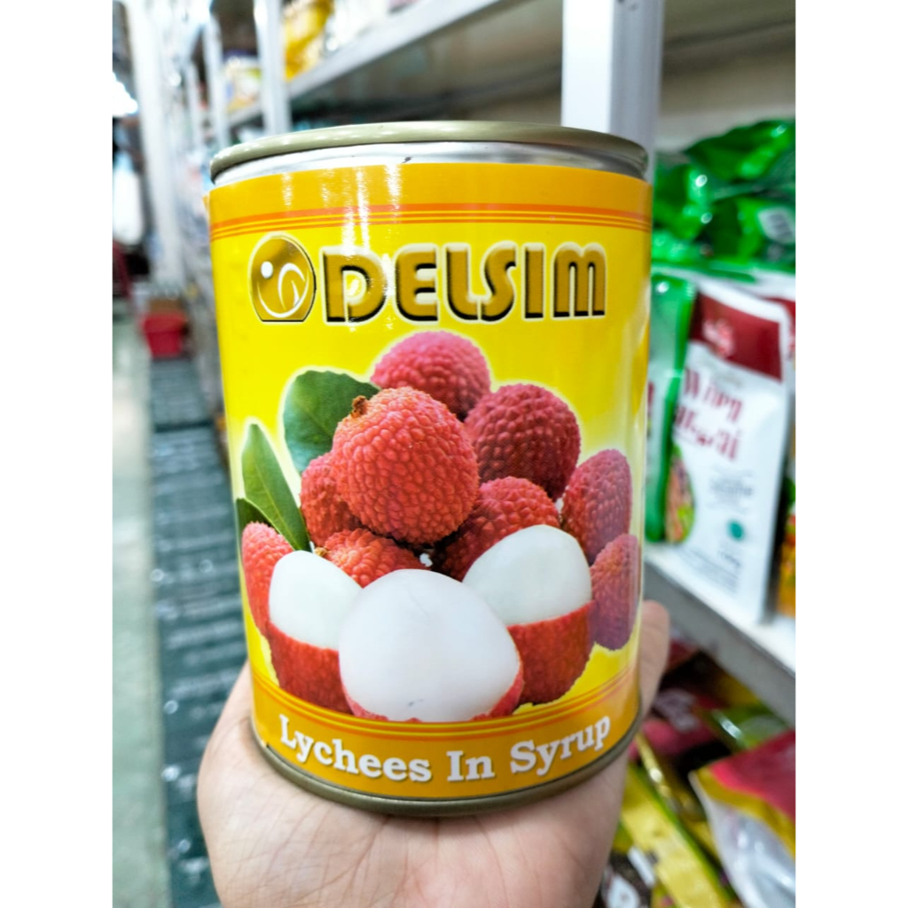 

delsim lychee 565g impor china