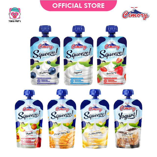 

⭐YAKUI MART⭐ Cimory Squeeze Yogurt 120ml Minuman Yoghurt Rasa Buah