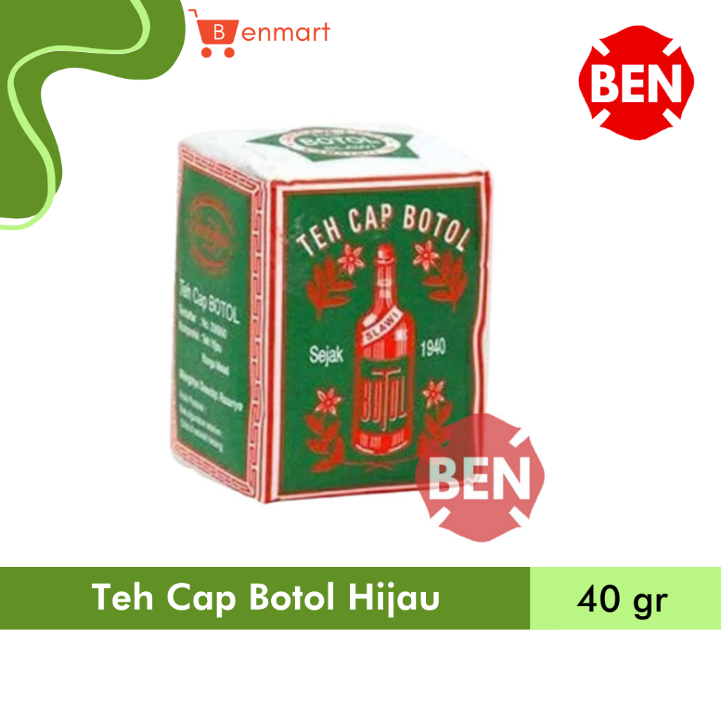 

Teh Cap Botol Hijau 40g 40gr 40 g gr gram Hijau Melati Aur Pak Tubruk