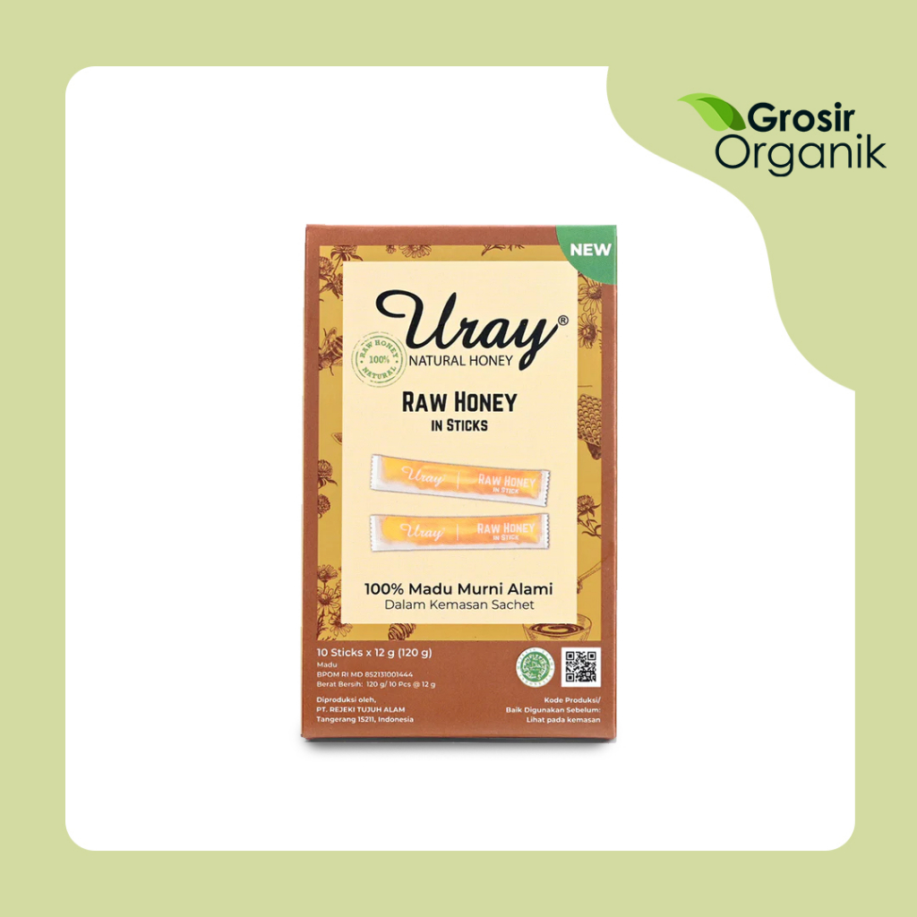 

URAY Madu Raw Honey Stick 120gr - Madu Premum Stik