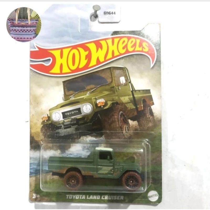 Hot Wheels Toyota Land Cruiser Pickup Hijau green