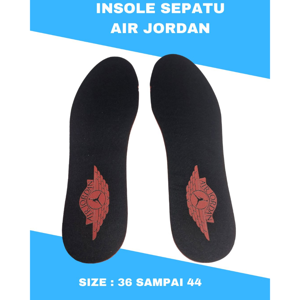 Insole NIKE AIR JORDAN / Shoe Pad /Alas Kaki /Alas Sepatu NIKE AIR JORDAN Footbed Original Termurah